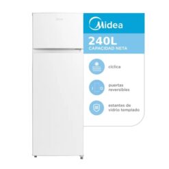 Alternative view of Heladera Midea Top Mount con Freezer Cíclica Blanca 240 L (MDRT333)