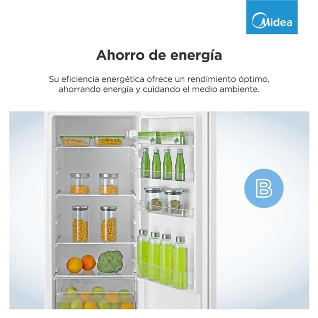Heladera Midea Top Mount con Freezer Cíclica Blanca 240 L (MDRT333) - Imagen 7