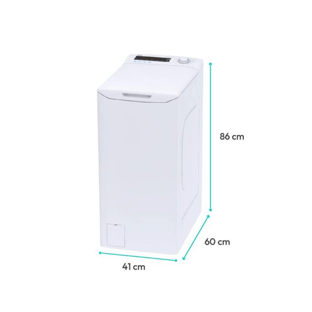 Lavarropas Candy Carga Superior 7 kg 1200 rpm Blanco (CSTG272D11-12) - Imagen 2