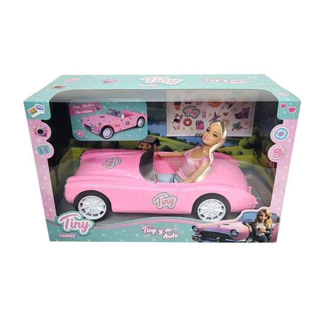 Juguete Muñeca Tiny C/Auto Convertible (GULL55868)