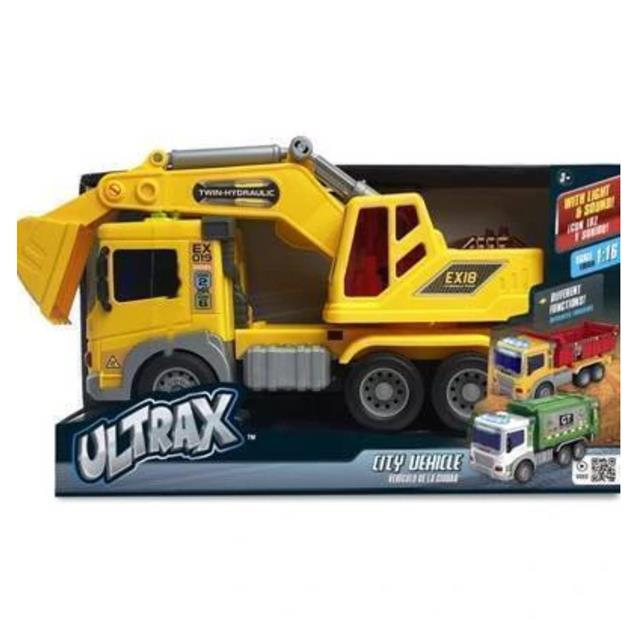 Juguete Camión excavadora a fricción (GULL048)