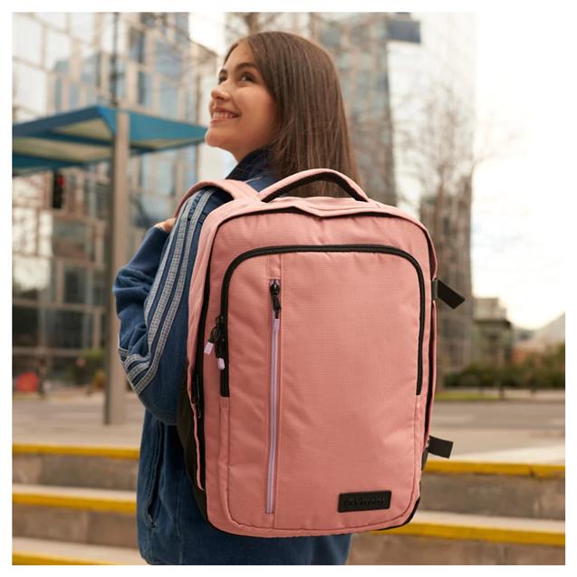 Mochila Xtrem LiteMove 5xt viajera Pink Pastel (15383689591) - Imagen 8