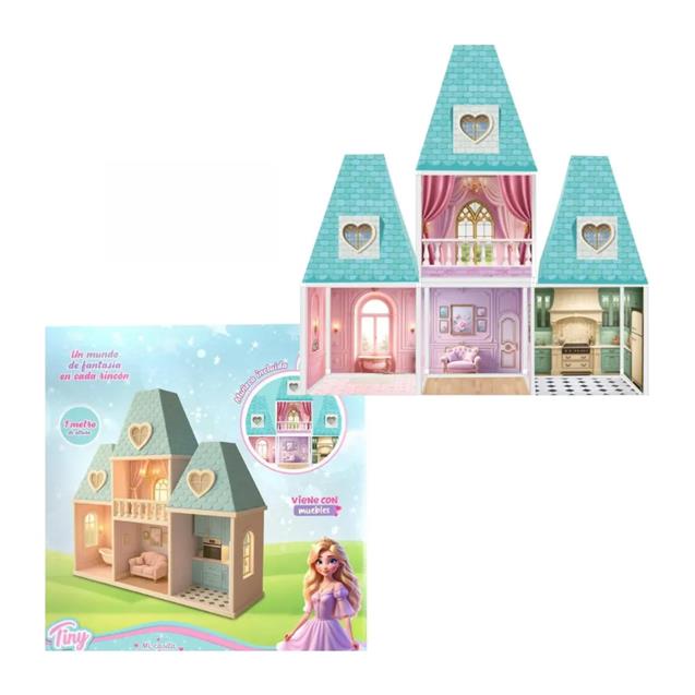 Muñeca Tiny Y Su Casa Con Accesorio (GULL56674)