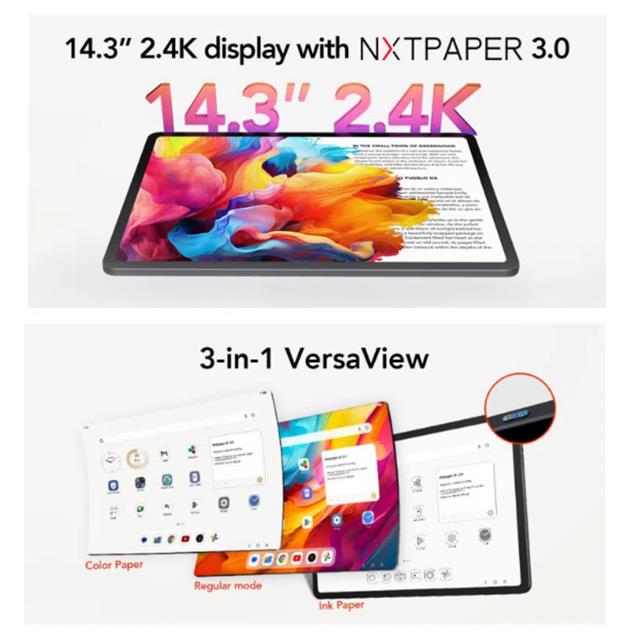 Tablet Tcl Nxtpaper 14,3" 256gb 8gb Flipcase Grey. - Imagen 10