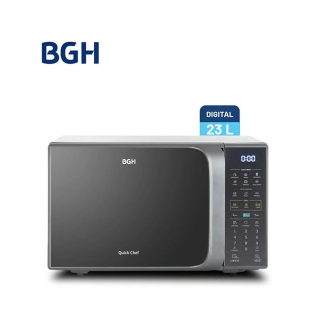 Microondas Bgh 23lts Digital c/grill Silver (B223DS20I)