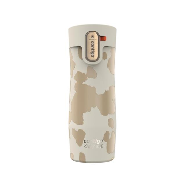 Vaso Termico Contigo Inox c/boton 473 ML Oatmilk Cowhidey