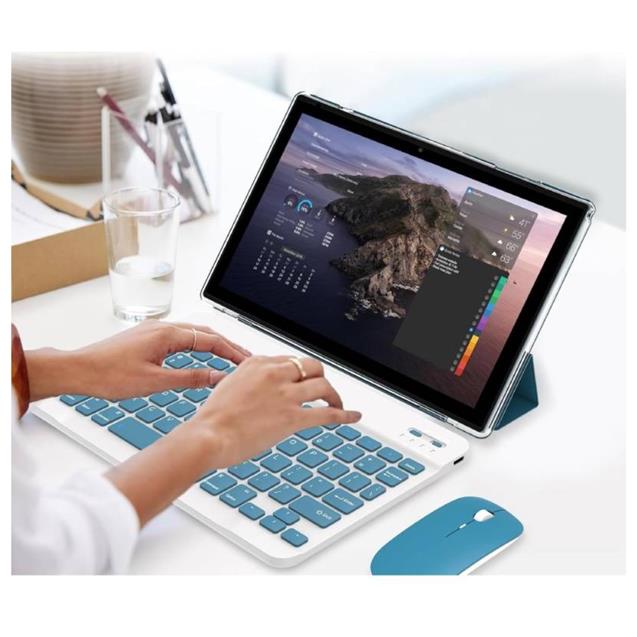 Tablet Iweggo 10,1" 4 GB RAM 128 GB Android 15 con Teclado, Funda, Lápiz y Mouse Azul (X003X1EOJR) - Imagen 3
