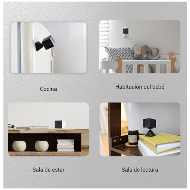 Cámara Ezviz CB2 2.8mm 1080p Interior Wifi Negro (R100-2D2WF-BK) - Imagen 2