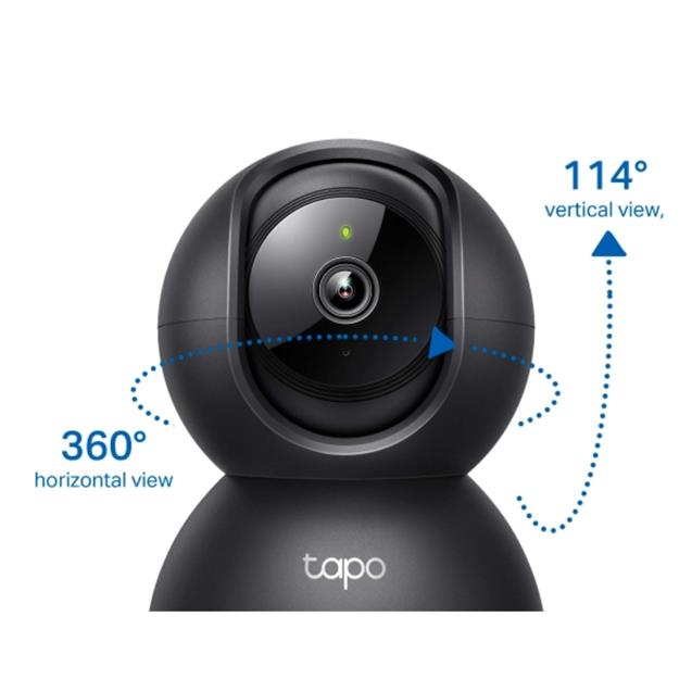 Camara Seguridad Tapo C201 Mov Remoto Day/Night SD Wifi IA Negra (C201) - Imagen 3