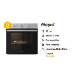 Alternative view of Horno Whirlpool Eléctrico. 71 Lts Silver (WOB71AS)