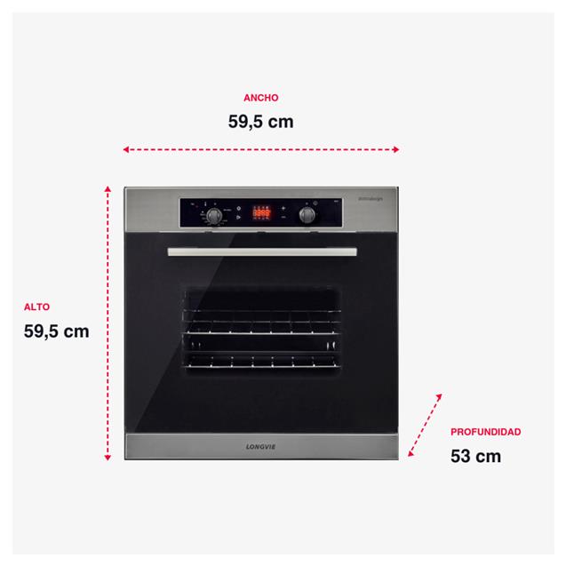 Horno Longvie Gas Inoxidable (H6900XT) - Imagen 8