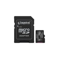 MicroSD KINGSTON 256GB c/Adap Gen3 150MB/s Canvas Plus CL10 (SDCS3/256)