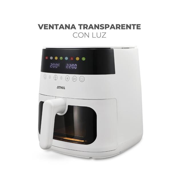 Freidora Atma 6 Lts C/Visor 1750w Blanca (FR246AWP) - Imagen 3
