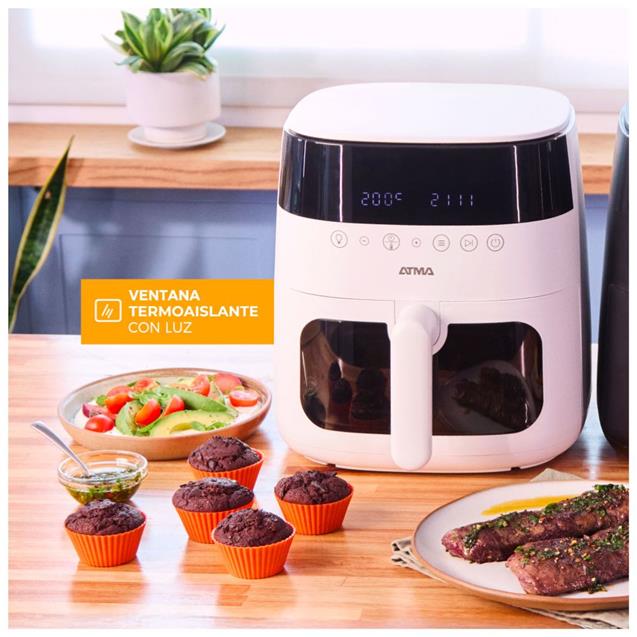Freidora Atma 6 Lts C/Visor 1750w Blanca (FR246AWP) - Imagen 7