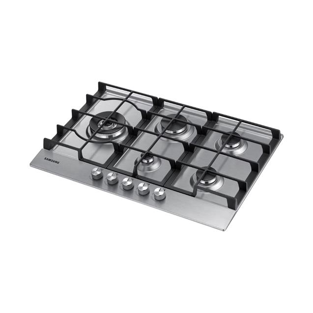 Anafe a Gas Samsung 75cm 5 Hornallas INOX (SANA75J3030AS) - Imagen 3