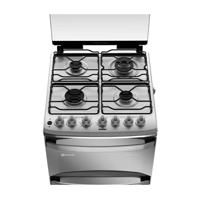 Cocina a Gas Electrolux Doble Horno Eléctrico/Gas 56 cm Inox (F4EDM) - Imagen 3
