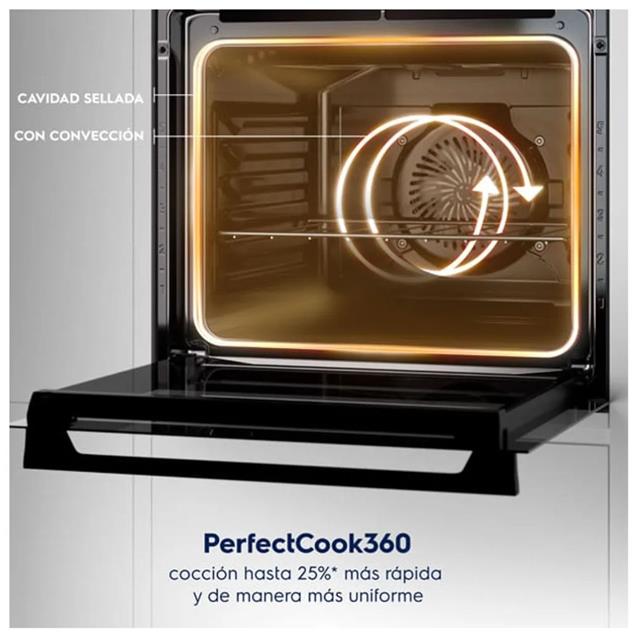 Cocina a Gas Electrolux Doble Horno Eléctrico/Gas 56 cm Inox (F4EDM) - Imagen 6