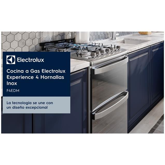 Cocina a Gas Electrolux Doble Horno Eléctrico/Gas 56 cm Inox (F4EDM) - Imagen 8