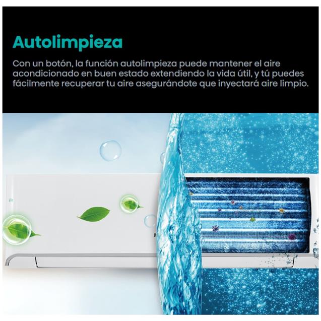 Split Inverter Hisense 3000 Frío/Calor (AS12UW4RLR) - Imagen 5