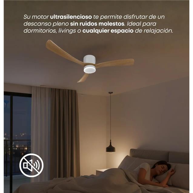 Ventilador De Techo Abon Garden Línea Zentra (AGZ 48 200 BL OS) - Imagen 6