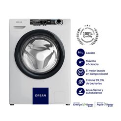 Alternative view of Lavarropas inverter Drean 6 Kg 900 Rpm Blanco (LCFDR0609LB)