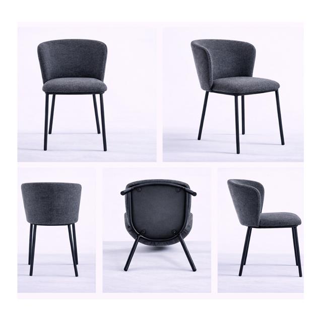 Silla Ego Design Pack X 2 Unidades Tapizada Gris Oscuro (85955418) - Imagen 3