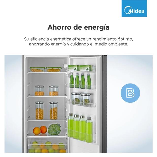 Heladera Top Mount Midea con Freezer Silver 240 L (MDRT333) - Imagen 7