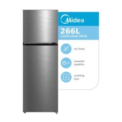 Alternative view of Heladera Midea Top Mount con Freezer No Frost Inverter Inox 266 L  (MDRT385MTF)